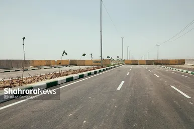 بلوار و تقاطع قمربنی‌هاشم(ع) مشهد در آستانه‌ بهره‌برداری