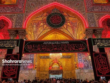 کربلای معلی در شب زیارتی سیدالشهدا امام حسین(ع)
