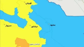 مشهد آبی یا زرد کرونایی؟ | احتمال خطا در رنگ بندی کرونایی مشهد در نرم افزار ماسک