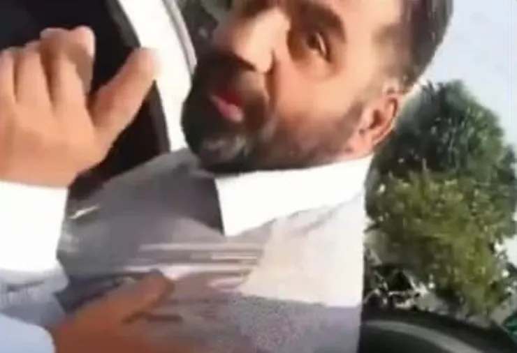 ویدئو | برخورد شخصی که خود را قاضی معرفی می کند با پلیس راهور