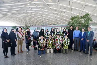 مراسم استقبال از قهرمانان نوجوان بدمینتون آسیا 