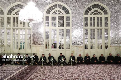 آیین جاروکشی حرم مطهر رضوی