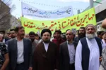 حضور پر شور مهاجرین افغانستانی در راهپیمایی روز قدس مشهد