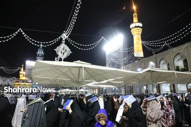 مراسم احیای شب بیست و یکم ماه رمضان در حرم مطهر رضوی‎‎