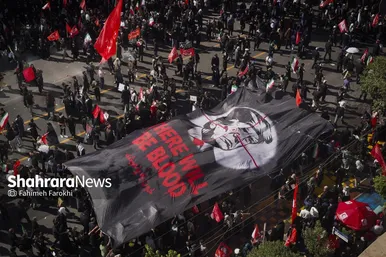 گزارش تصویری | اشک پرچم