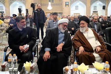 مراسم آغاز عملیات احداث رواق مبارکه امیرالمومنین علیه السلام در حرم رضوی