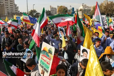 گزارش تصویری | راهپیمایی ۱۳ آبان ۱۴۰۳ در مشهد