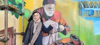 دیوار‌هایی که با دستان بانوی هنرمند مشهدی، جان گرفته است