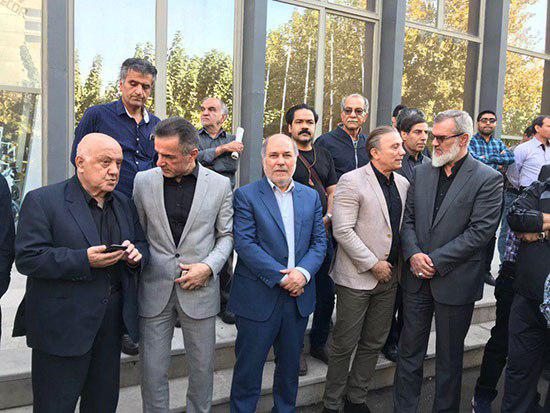 اسطوره های فوتبال ایران، کاشانی را بدرقه کردند + عکس