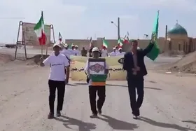 ویدئو | دوندگان جاده ولایت به ایستگاه طبس رسیدند