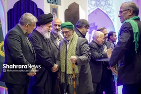 گزارش تصویری | آیین افتتاحیه بیست&zwnj;ودومین اجلاس بین&zwnj;المللی پیرغلامان حسینی در حرم مطهر رضوی