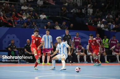 عکس‌هایی از دیدار تیم‌ ملی فوتسال افغانستان و آرژانتین