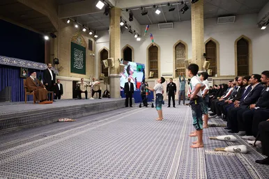 عکس‌هایی از دیدار مدال‌آوران ورزشی و علمی با رهبر انقلاب (۲۸ مهرماه ۱۴۰۴)