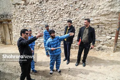 گزارش تصویری | بازسازی صحنه جنایت در روستای جغری