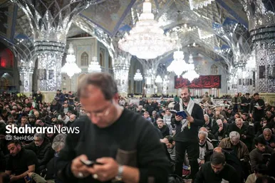 گزارش تصویری | مراسم احیاء شب بیست‌وسوم ماه مبارک رمضان در حرم امام‌رضا(ع)