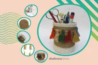 آموزش کاردستی | جامدادی زیبا