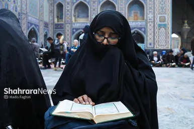 گزارش تصویری | جزء خوانی قرآن کریم در حرم امام رضا (ع)