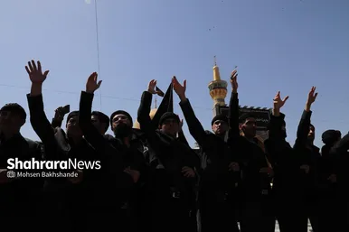 عزاداری روز ۲۸ صفر در حرم مطهر رضوی