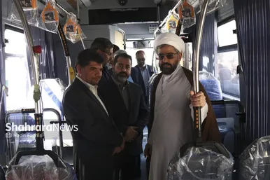 گزارش تصویری | آیین رونمایی از ۱۸ دستگاه اتوبوس جدید