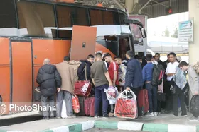 استفاده از ۲۰ سرویس رزرو در پایانه مسافربری مشهد برای جلوگیری از کمبود ناوگان اتوبوسی