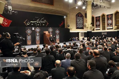 اولین شب مراسم عزاداری حضرت اباعبدالله‌الحسین(ع) در حسینیه امام‌خمینی(ره)