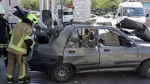 انفجار مخزن CNG در پمپ گاز میدان بار نوغان مشهد + فیلم و تصاویر