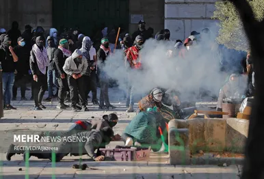 درگیری فلسطینی‌ها با رژیم صهیونیستی در بیت المقدس