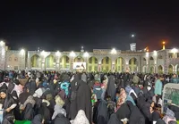 ویدئو| تصاویری از برگزاری اولین مراسم شب قدر در حرم رضوی