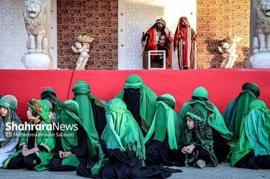 حرکت کاروان نمادین اسرای کربلا در مشهد