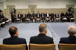 دیدار رئیس جمهور و اعضای هیئت دولت چهاردهم با رهبر معظم انقلاب | آیت‌الله خامنه‌ای: رئیس‌جمهور برای انتخاب وزیران با من مشورت کردند|حتماً به میان مردم و به سفر‌های استانی بروید+ فیلم و عکس
