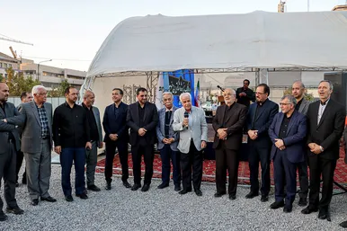 مراسم کلنگ زنی پروژه مشارکتی برج جنوب میدان شهدا
