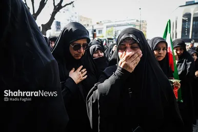 گزارش تصویری | مراسم تشییع پیکر ۴ شهید دفاع از وطن در مشهد