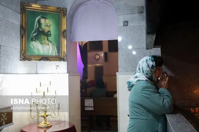 مراسم سال نو میلادی در کلیسای «تارگمانچاتس» تهران