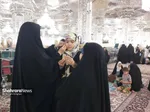 جشن مادر دختری «غدیر، عید هم عهدی» در حرم مطهر رضوی برگزار شد