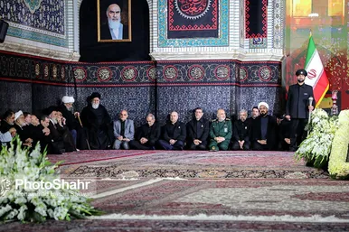 عکس| آیین خطبه‌خوانی شب شهادت امام رضا علیه السلام (۱۳ شهریور ۱۴۰۳)
