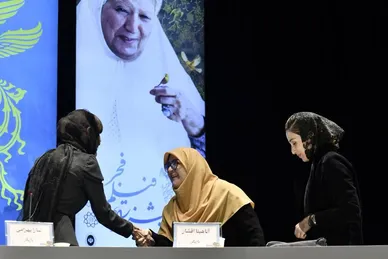 گزارش تصویری | فتوکال و نشست خبری فیلم «خاتی» با حضور سارا بهرامی و آناهیتا افشار