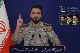 سخنگوی قرارگاه مرکزی خاتم&zwnj;الانبیا: درصورت گسترش شرارت همه منطقه برای دشمن جهنم خواهد شد + فیلم