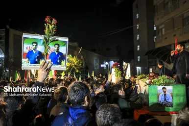 گزارش تصویری | وداع با پیکر مطهر پرستار شهید «حسین عشقی» در مشهد