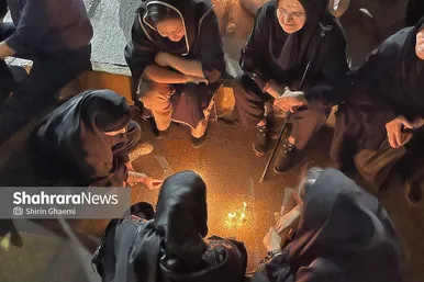 گزارش تصویری |حال و هوای شام غریبان در مشهدالرضا (ع)