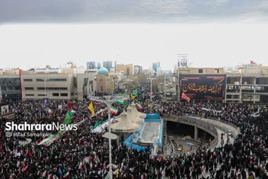 گزارش تصویری | راهپیمایی روز قدس ۱۴۰۴ در مشهد- ۴