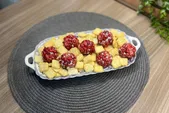 طرز تهیه دسر «توپک یلدایی» | پیش‌غذایی ساده و شیک برای شب یلدا