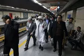 والی هرات از قطار شهری مشهد بازدید کرد + عکس