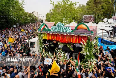 عکس‌هایی از مراسم تشییع پیکر شهید اسماعیل هنیه در تهران - ۱