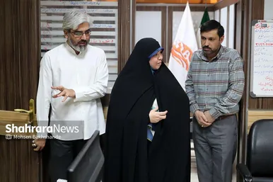 بازدید عضو شورای اسلامی شهر مشهد از موسسه فرهنگی شهرآرا