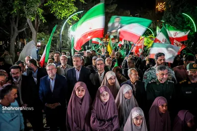 گزارش تصویری | آیین رونمایی از یادمان شهدای گمنام بوستان ملت