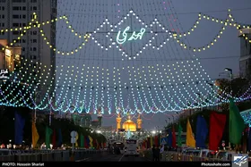 ویدئو | در آستانه نیمه شعبان، مشهد غرق در نور و شادی