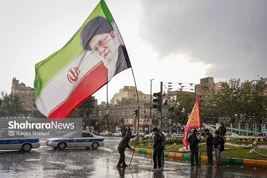 گزارش تصویری | مراسم چهلمین روز شهادت رهبر شهید انقلاب اسلامی در مشهد ۲