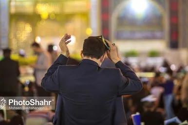 مراسم احیاء شب ۲۱ ماه مبارک رمضان در حرم مطهر رضوی
