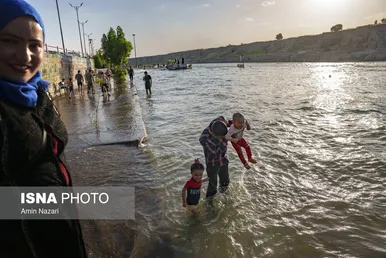 عکس‌هایی از شنا در علی کله دزفول - استان خوزستان