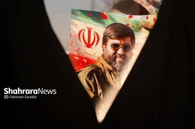 گزارش تصویری | مراسم تشییع پیکر مطهر شهید مدافع امنیت «مهدی ظریف» در مشهد ۳